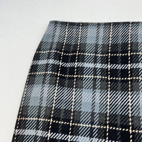 Covington Women’s Plaid Skirt Wool Blend Multicolor Size 14 New Zip - Picture 2 of 8